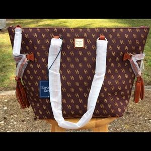NWT Dooney & Bourke XL Bordeaux Tassel Tote